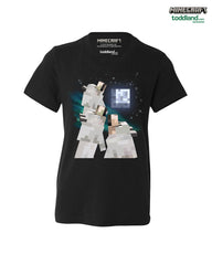 Minecraft - 2025 ADULT 3 Minecraft Wolf Moon tee - vintage black (*ships mid august or sooner)