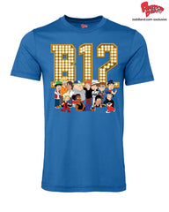 American Dad! - A shot of B12 Tee - columbia blue