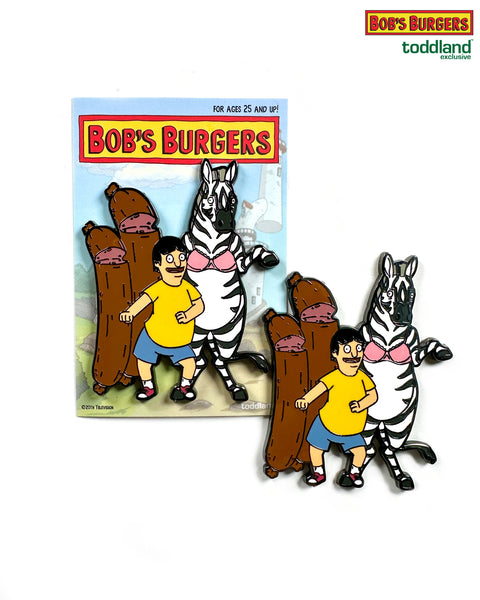 Bob's Burgers - Zebras in Bikinis Gene enamel pin (le 100