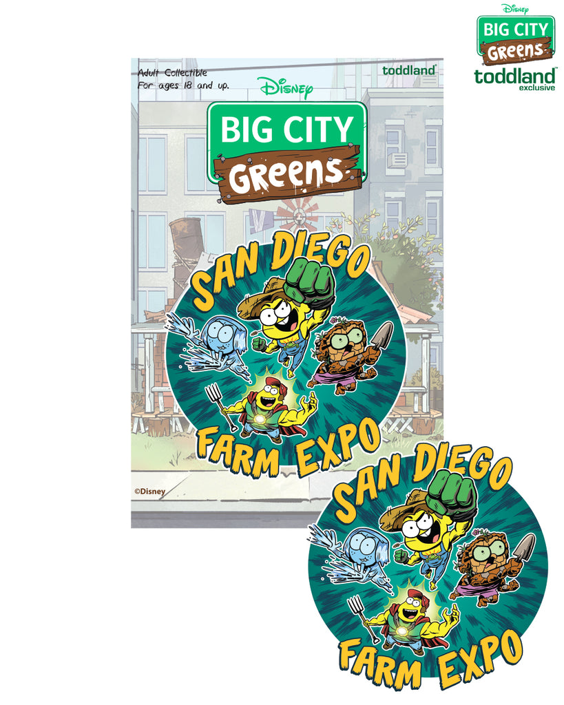 Big City Greens - San Diego Comic Con Exclusive Farm Expo pin