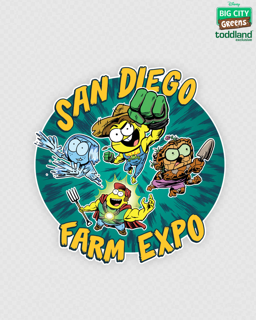 Big City Greens - San Diego Farm Expo sticker (*ships mid august or sooner)