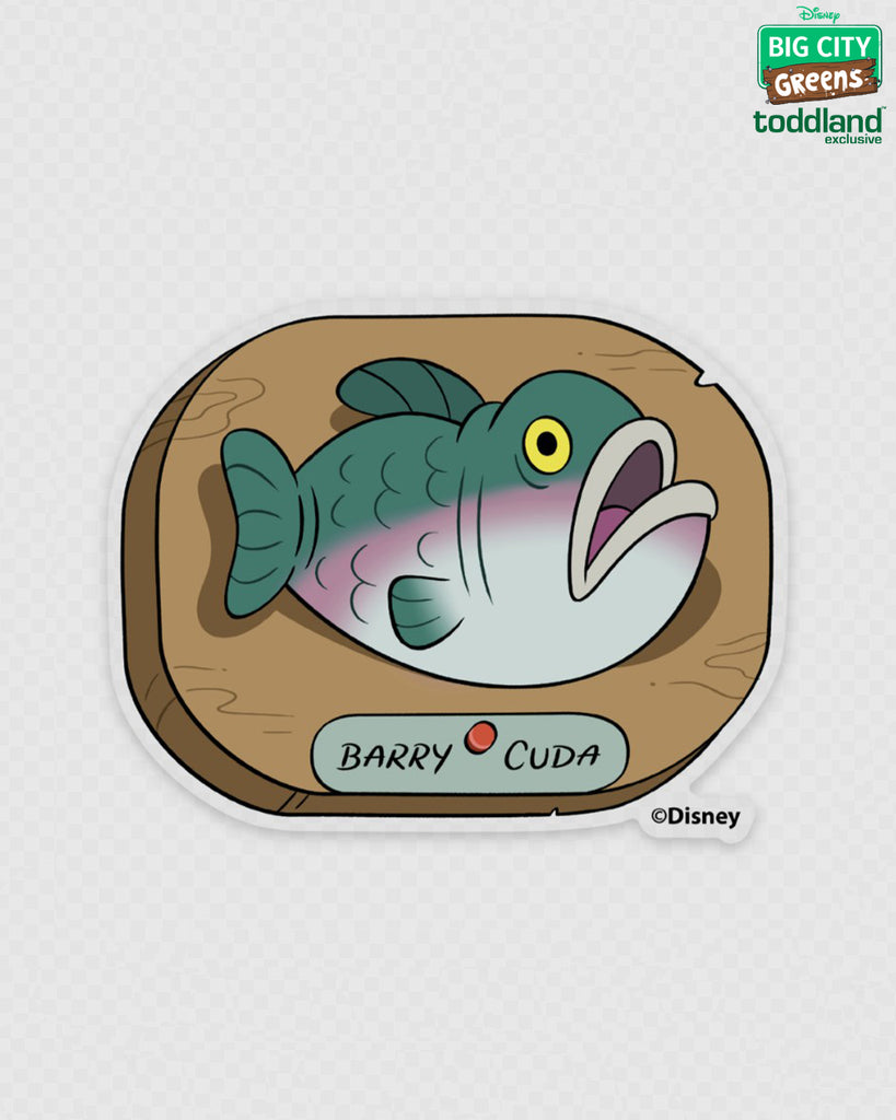 Big City Greens - Barry Cuda sticker (*ships mid august or sooner)