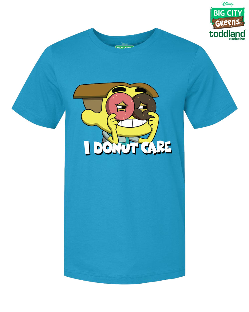 Big City Greens - ADULT I Donut Care tee - Aqua (*ships mid august or sooner)