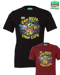 Big City Greens - ADULT San Diego Farm Expo tee - Black (*ships mid august or sooner)