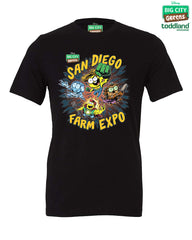 Big City Greens - ADULT San Diego Farm Expo tee - Black (*ships mid august or sooner)