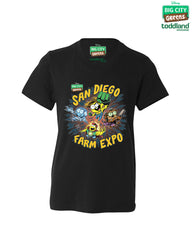 Big City Greens - YOUTH Farm Expo tee - Black (*ships mid august or sooner)