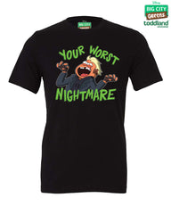 Big City Greens - ADULT Worst Nightmare tee - Black (*ships mid august or sooner)