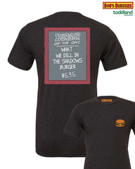 Bob's Burgers - What We Dill in the Shadows tee - heather black (*ships end of august)