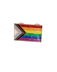 Daniel Quasar FULL GLITTER "Progress" Pride Enamel Pin