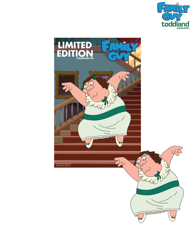 Family Guy - I'll be right down! Peter pin (*ships mid august or sooner)