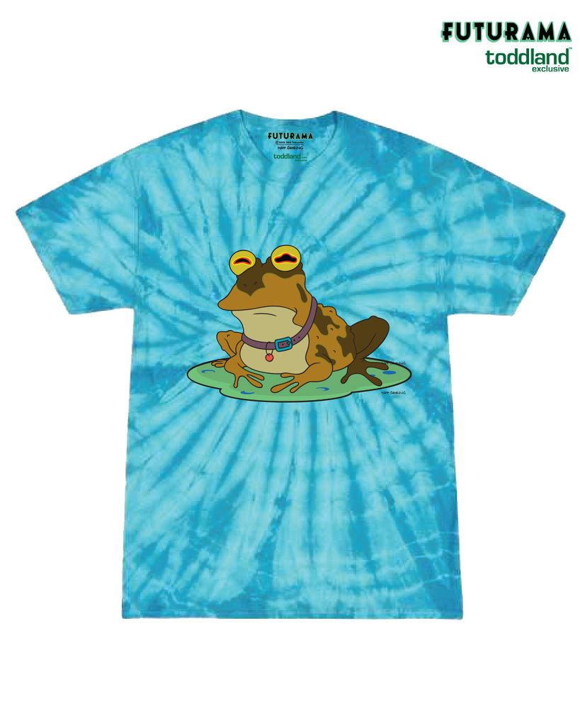 FUTURAMA - ALL GLORY! Tee - Tie Dye Turquoise (*ships mid august or sooner)