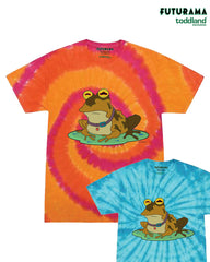 FUTURAMA - ALL GLORY! Tee - Tie Dye Orange (*ships mid august or sooner)