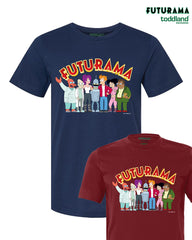 FUTURAMA - Frontsides & Backsides tee - solid navy (*ships mid august or sooner)