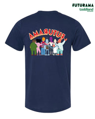 FUTURAMA - Frontsides & Backsides tee - solid navy (*ships mid august or sooner)