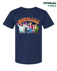 FUTURAMA - Frontsides & Backsides tee - solid navy (*ships mid august or sooner)