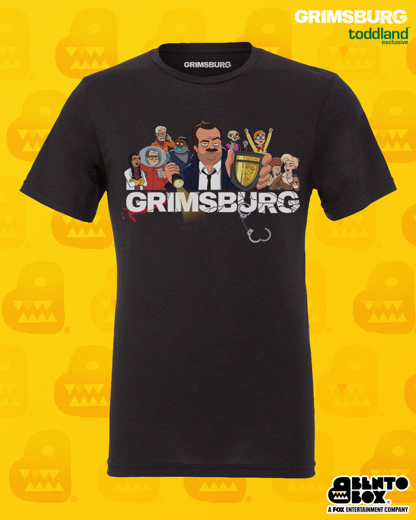 Grimsburg show logo tee - vintage black
