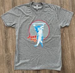 just give up tee - heather gray - (mens/unisex)