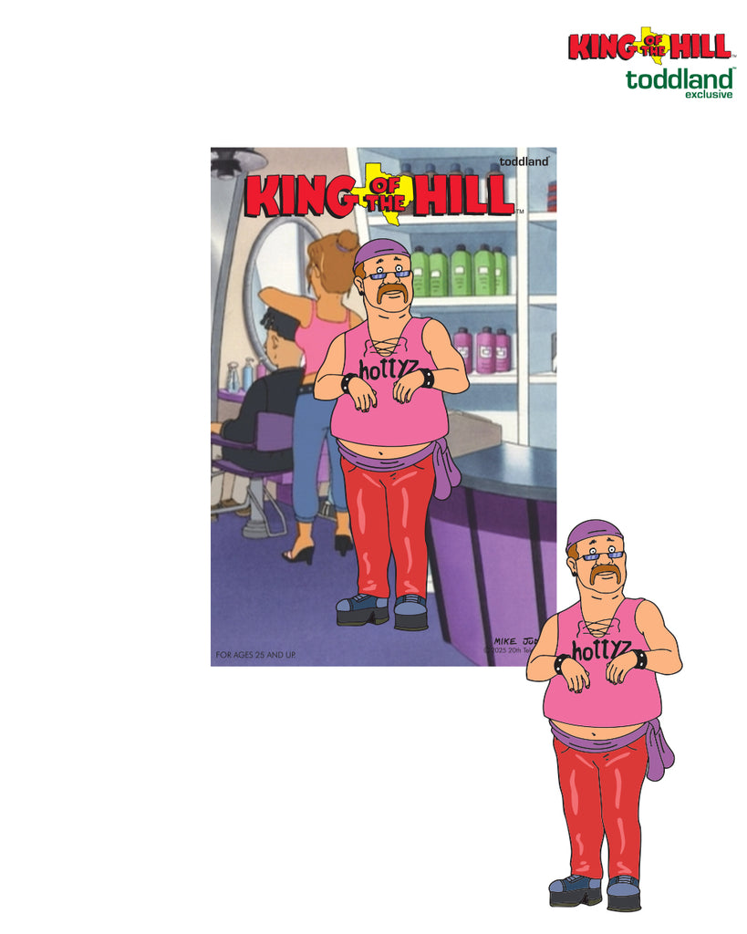 King of the Hill - hottyz Bill pin (*ships mid august or sooner)