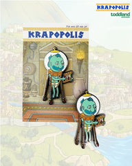 Krapopolis - Hippocampus hard enamel pin
