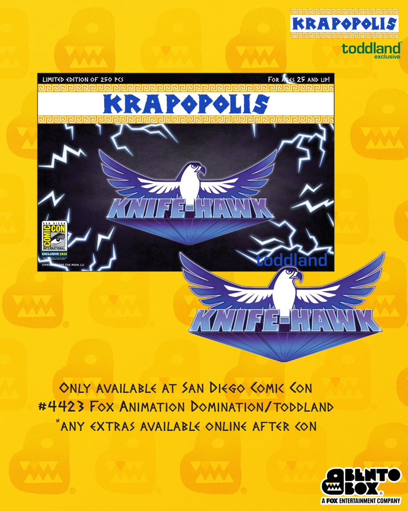 Krapopolis Knife Hawk pin (SDCC2025 Exclusive)
