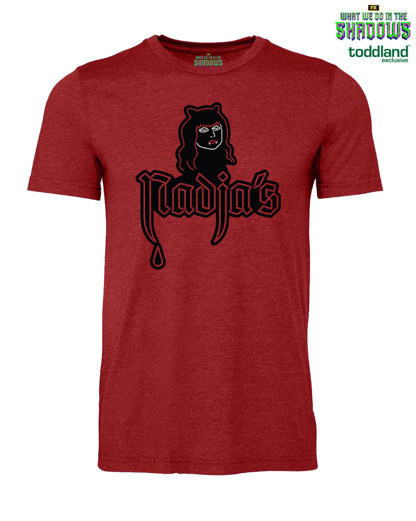 WWDITS - Nadja's Nightclub tee - Heather canvas red (*ships mid august or sooner)