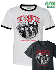 WWDITS - Total Domination Tour ringer tee - White/black (*ships mid august or sooner)