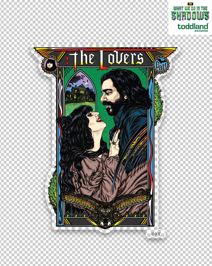 WWDITS - The Lovers clear die cut sticker (*ships mid august or sooner)