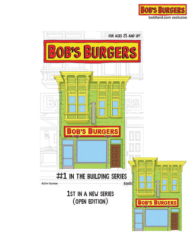 Bob's Burgers - Bob's Burgers Restaurant enamel pin (1st in series, open edition) (shipping 4/18ish)