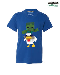 Minecraft - 2025 ADULT CHICKEN JOCKEY! tee - Royal Blue (*ships mid august or sooner)