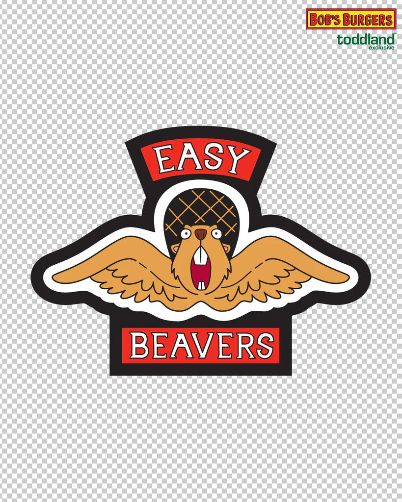 Bob's Burgers Easy Beavers sticker