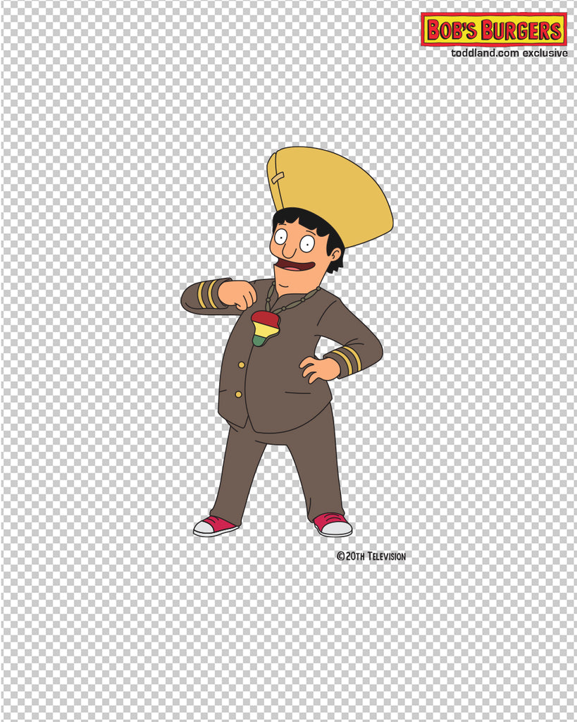 Bob's Burgers - G.E.N.E. Clear Die Cut Sticker