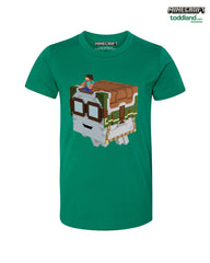 Minecraft - 2025 ADULT Happy Ghast tee - Green (*ships mid august or sooner)