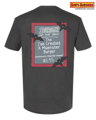 Bobs Burgers - Halloween 2023 Burger of the Day Tee - dark gray