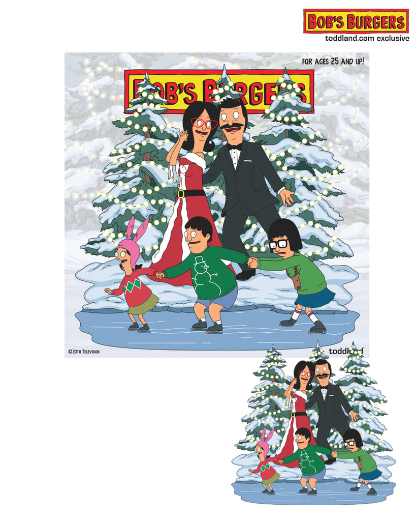 Bob's Burgers - Holiday 2023 Family Jumbo enamel pin le200 (starts shipping 12/1)