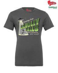 American Dad! - Langley Falls Alien Tee - Asphalt Gray
