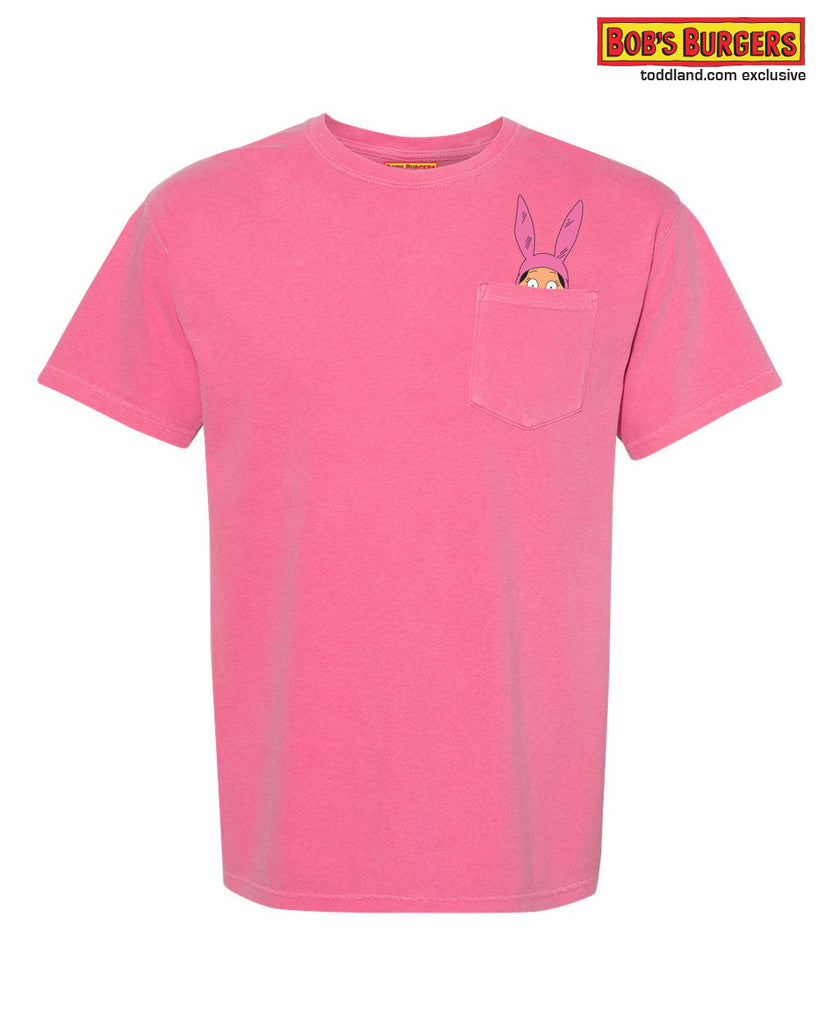 Bobs Burgers - Louise Pocket Tee - pink