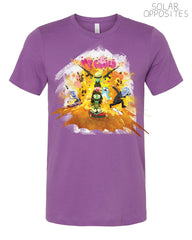 Solar Opposites - My Family Tee - purple (*ships mid august or before)