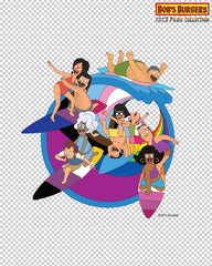 2023 Bob's Burgers Pride - Our Wave clear die cut sticker