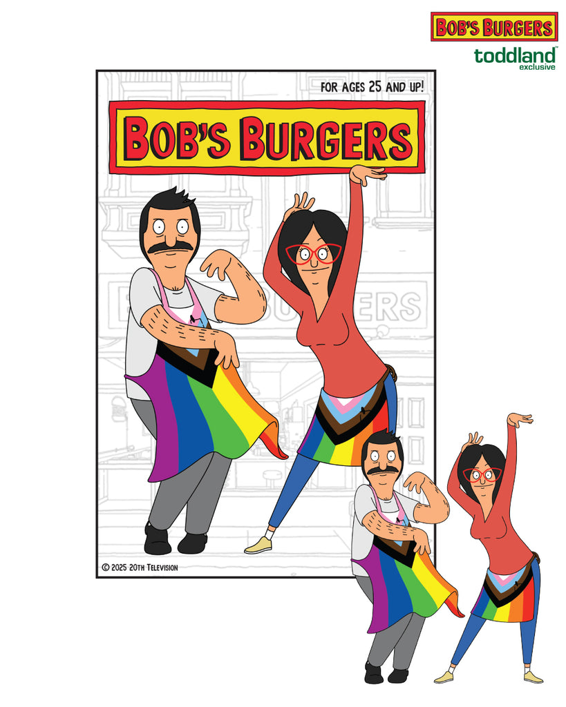 2025 Bob's Burgers Pride - Bob & Linda Pins (2 pins set)