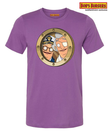 Bobs Burgers - Fisch in the Sea Tee - Royal Purple (*ships 4/8 - 4/15)