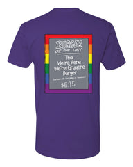 Pride 2020 - PURPLE - Bob's Burgers Burger of the Day tee
