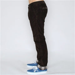 flannel lined (greatest pants in the universe) corduroy pants - chocolate