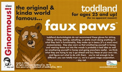 the original & kinda world famous & totally trademarked... faux paws