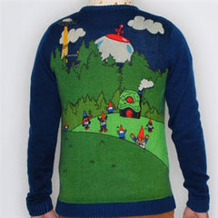 gnome place like gnome sweater