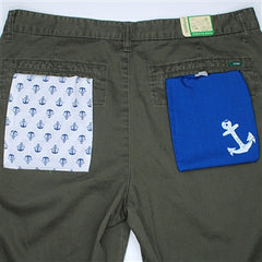 shipwreck shorts - forest green