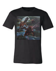 Synnibarr lazer bears tee - black - (mens/unisex)