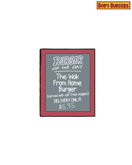 2021 Bob's Burgers Wok from Home Burger of the Day pin (limited edition of 300)