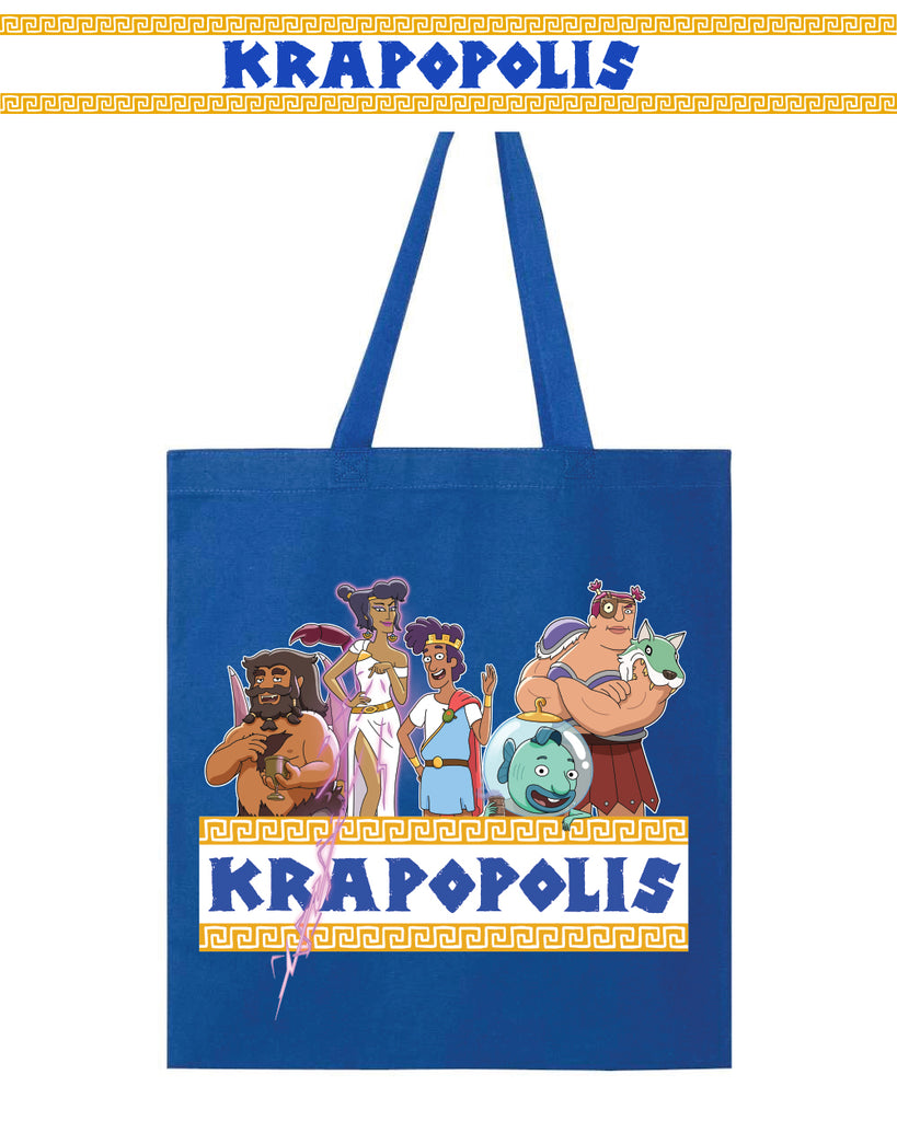 Krapopolis - Heroes heavy canvas tote (royal blue)