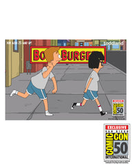 2019 SDCC Bob's Burgers Exclusive Jimmy/Tina running (2 pack) pins (limited edition of 350)