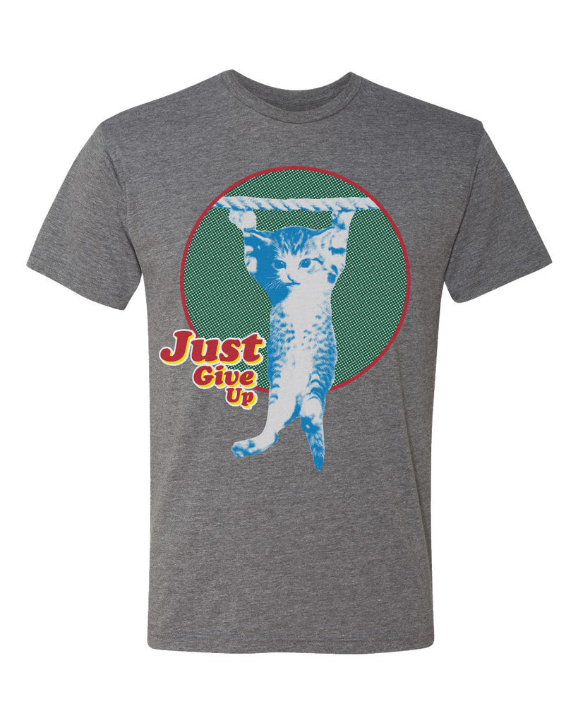 just give up tee - heather gray - (mens/unisex)